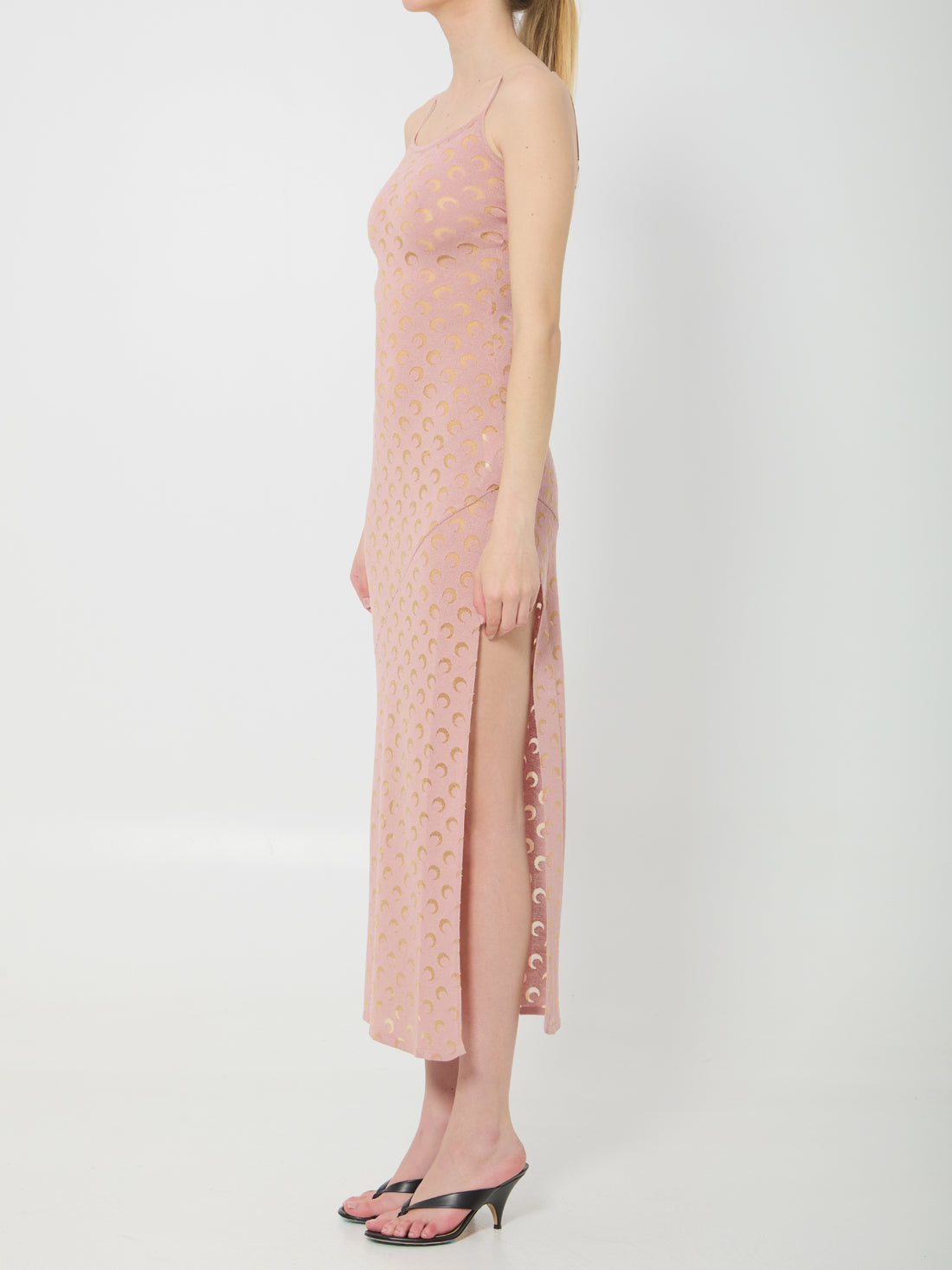 MARINE SERRE S moon devore maxi dress