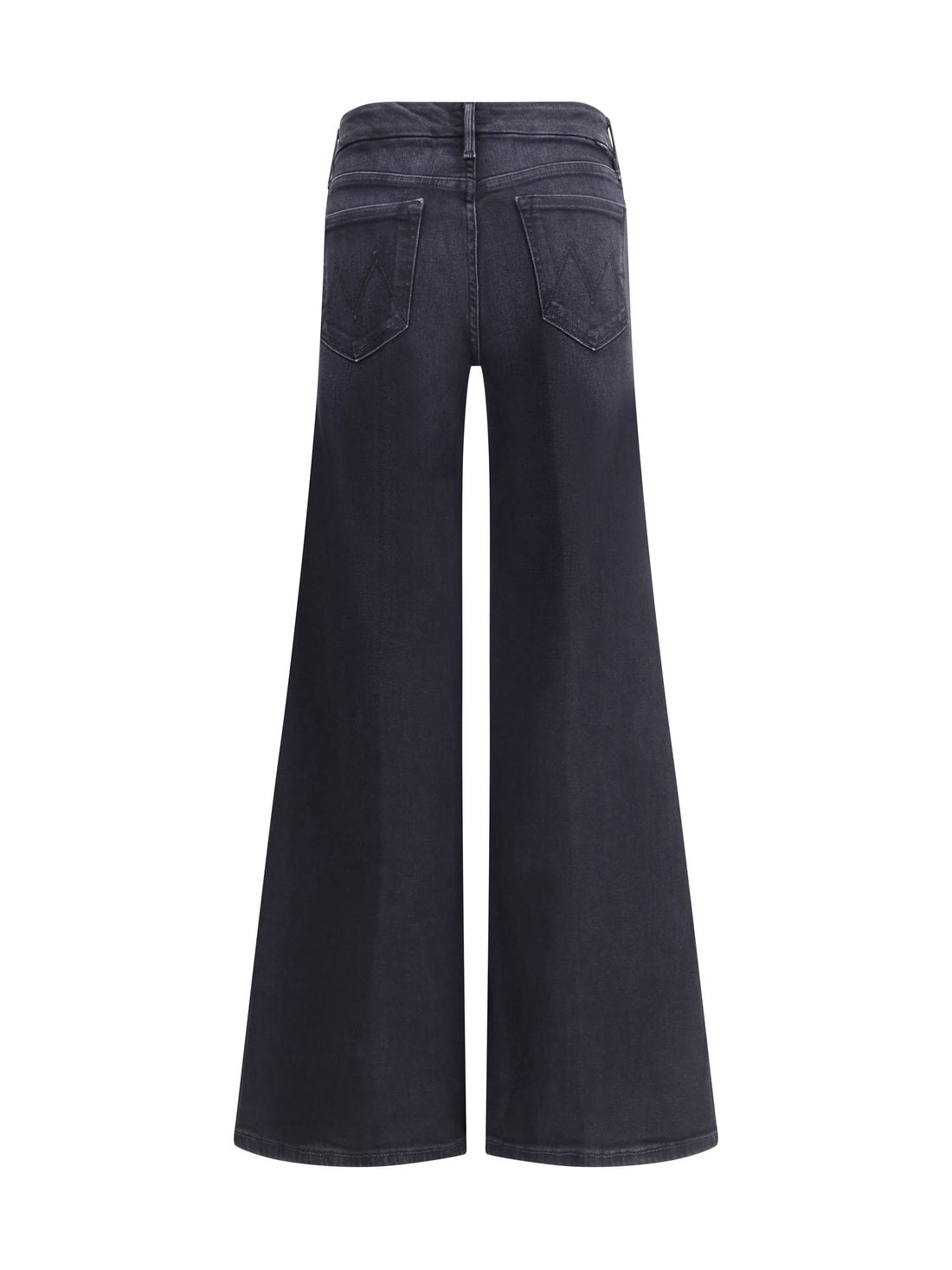 MOTHER DENIM 24 wide leg stretch cotton jeans