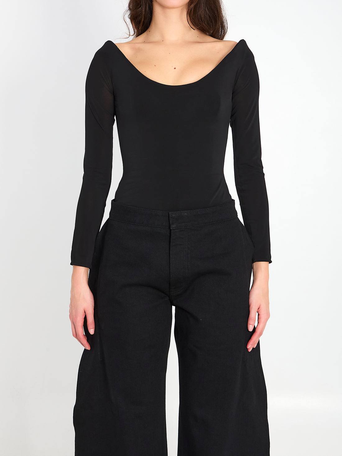 ALAIA 36 sculpted jersey bodysuit