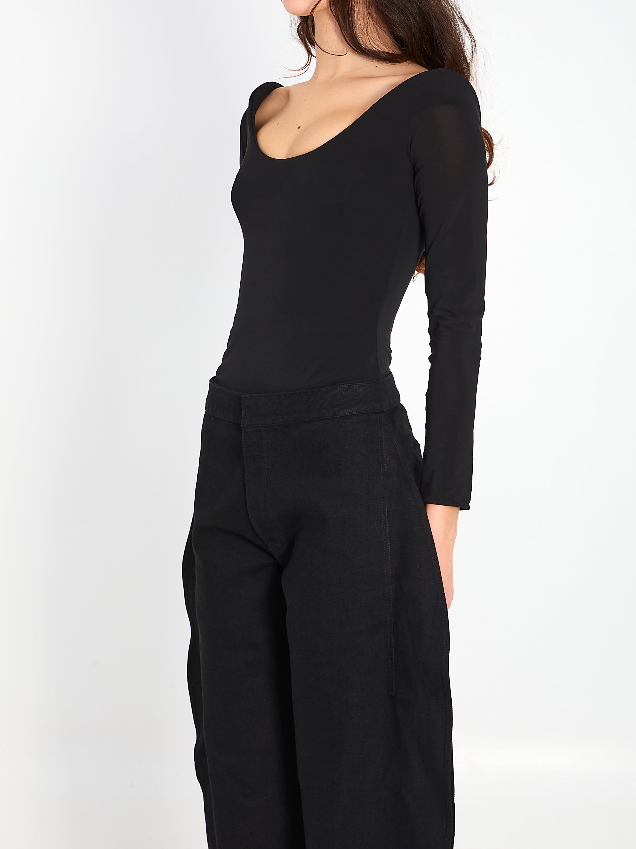 ALAIA 36 sculpted jersey bodysuit