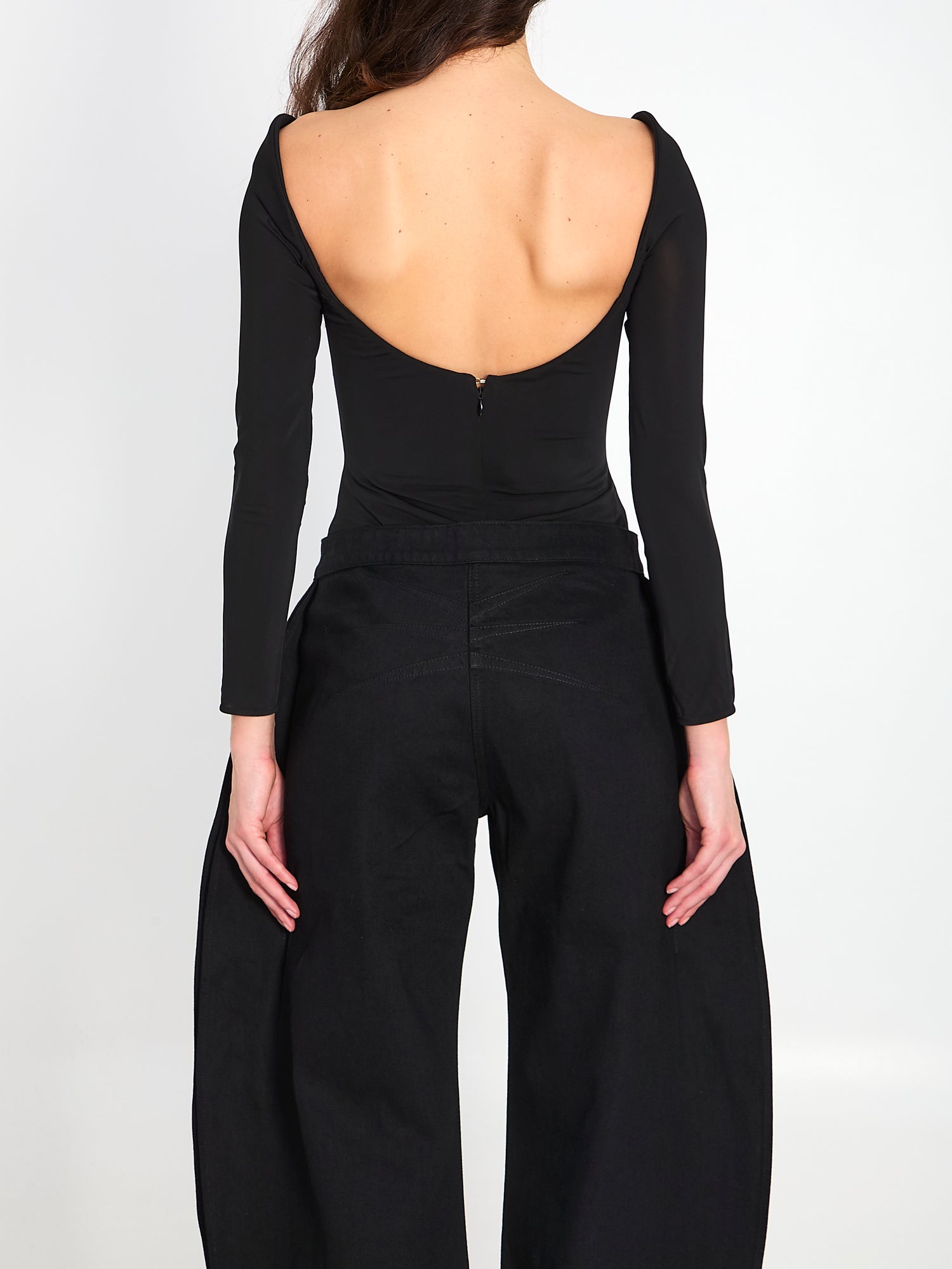 ALAIA 36 sculpted jersey bodysuit