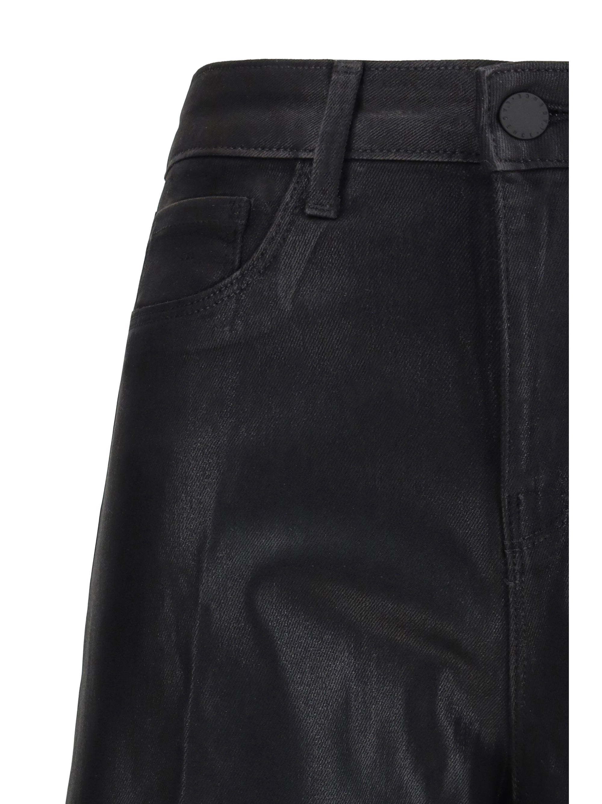 clayton coated wide leg jeans