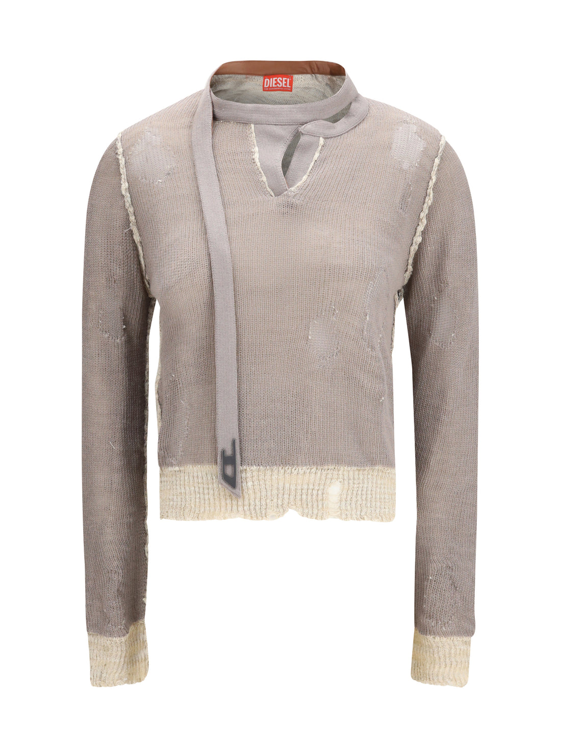 DIESEL M worn-effect sweater