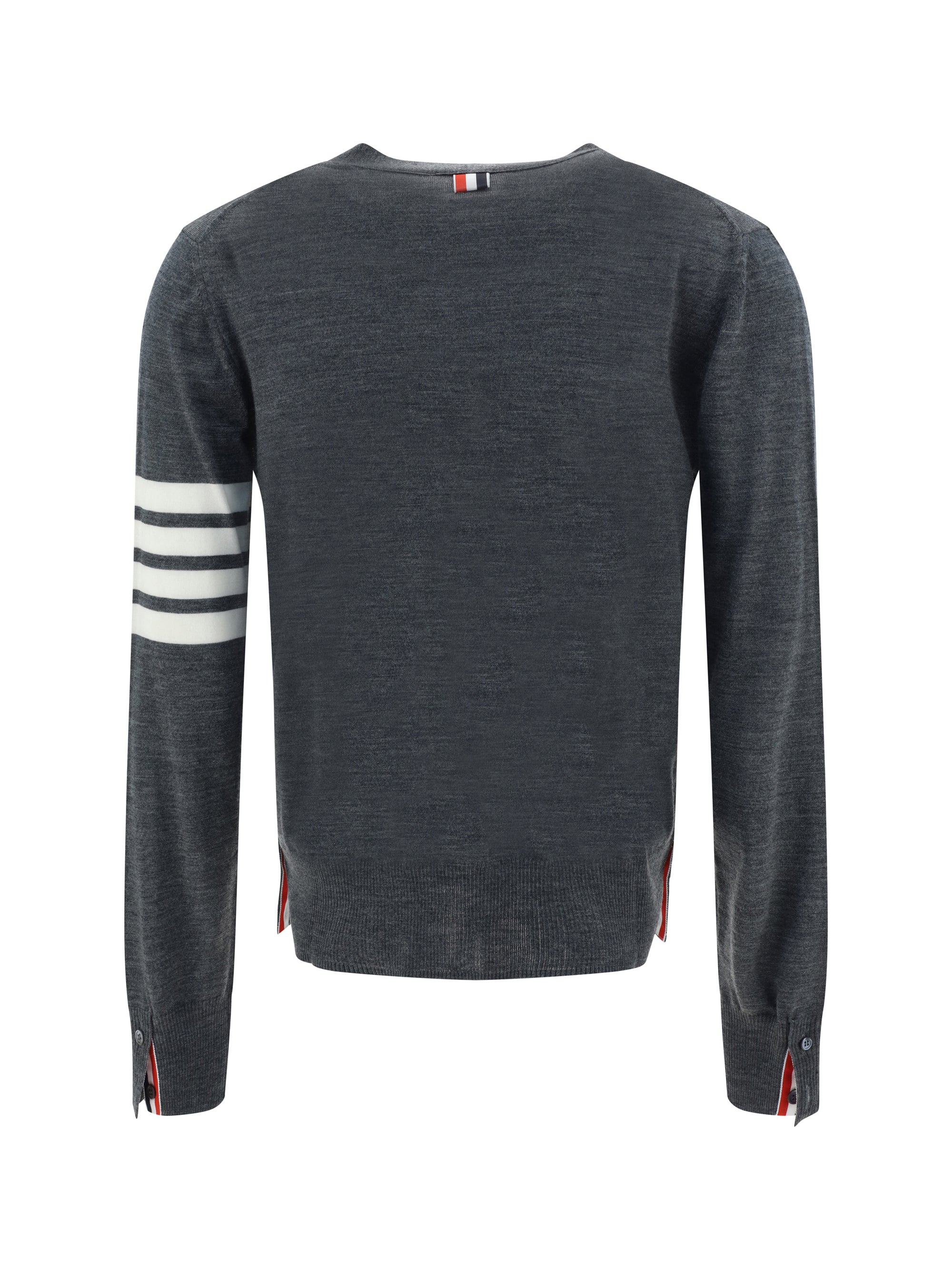 THOM BROWNE 38 merino wool cardigan