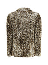 single-breasted jacket with sequins