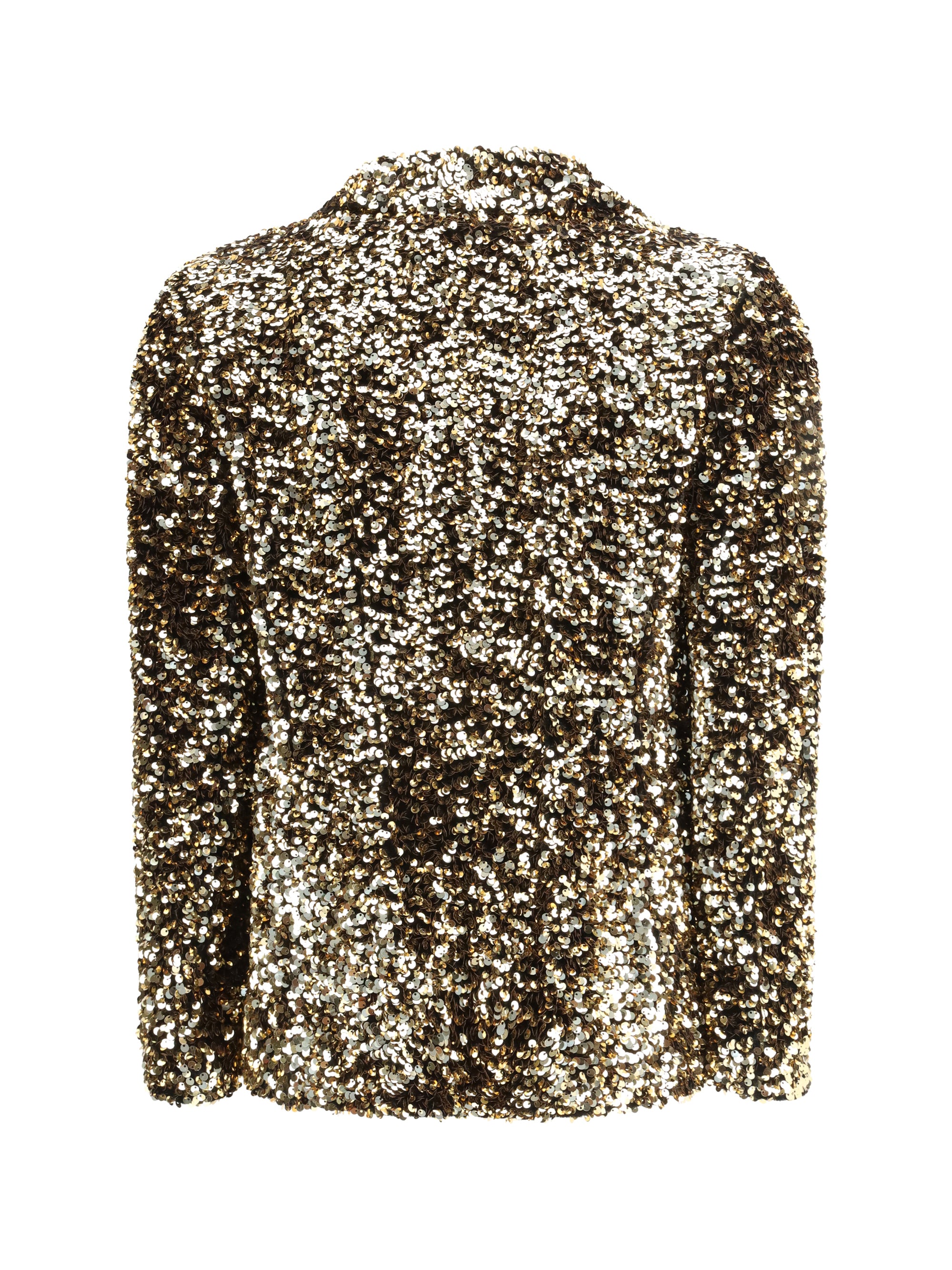 single-breasted jacket with sequins