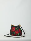 small sicily handbag in red rose