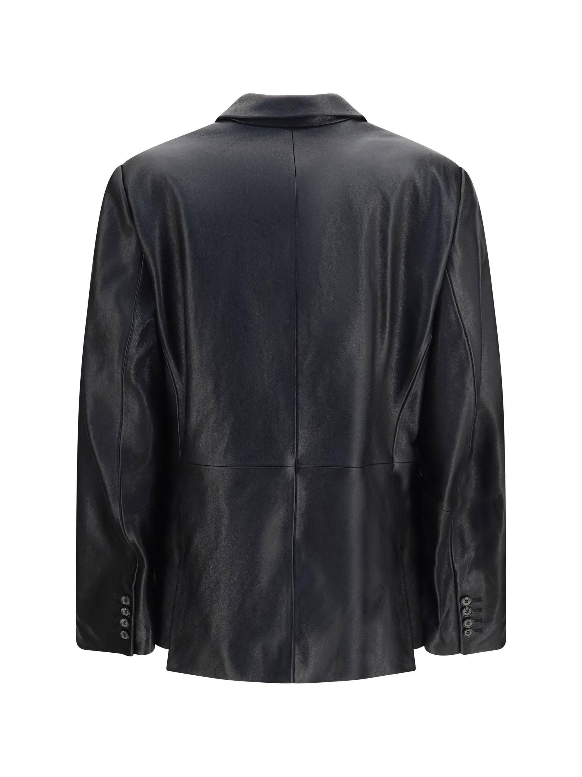 leather blazer jacket