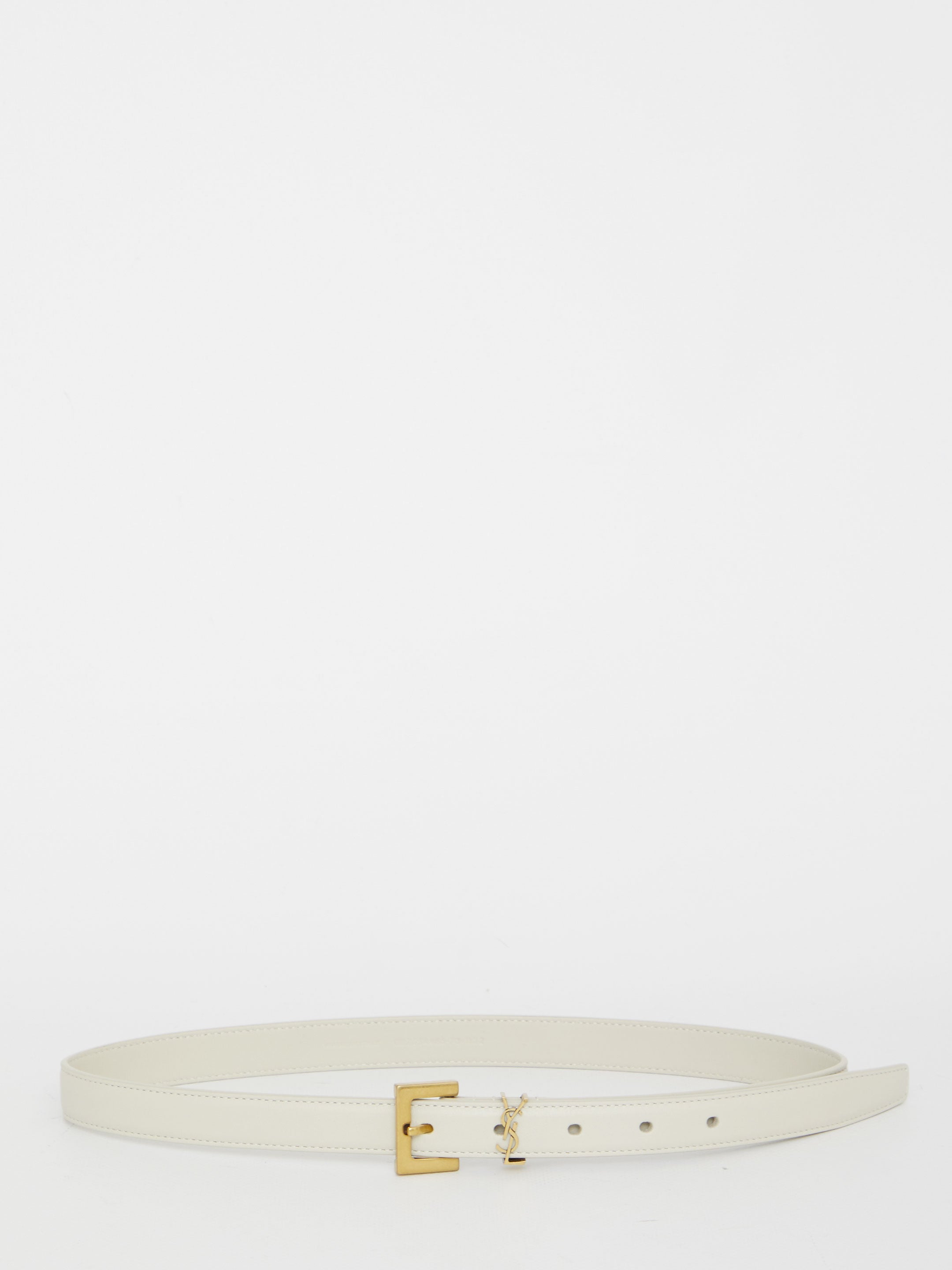 SAINT LAURENT 75 monogram belt