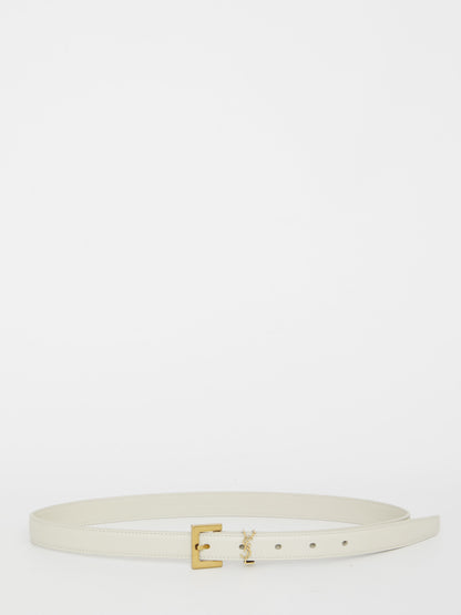 SAINT LAURENT 75 monogram belt