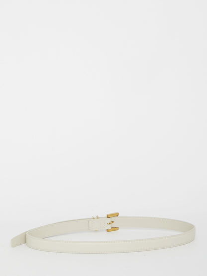 SAINT LAURENT 75 monogram belt