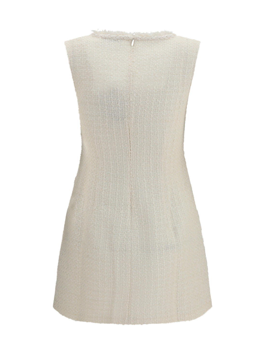 SELF-PORTRAIT 8 sleeveless bouclé mini dress 