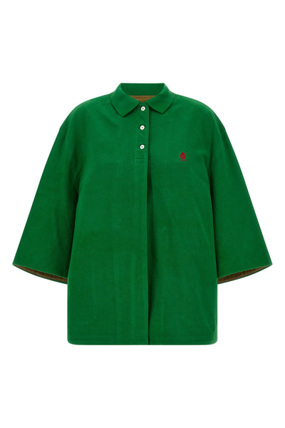 blouson in old used-effect cotton piquet