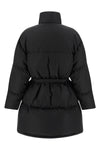 maxi quilted re-nylon down jacket