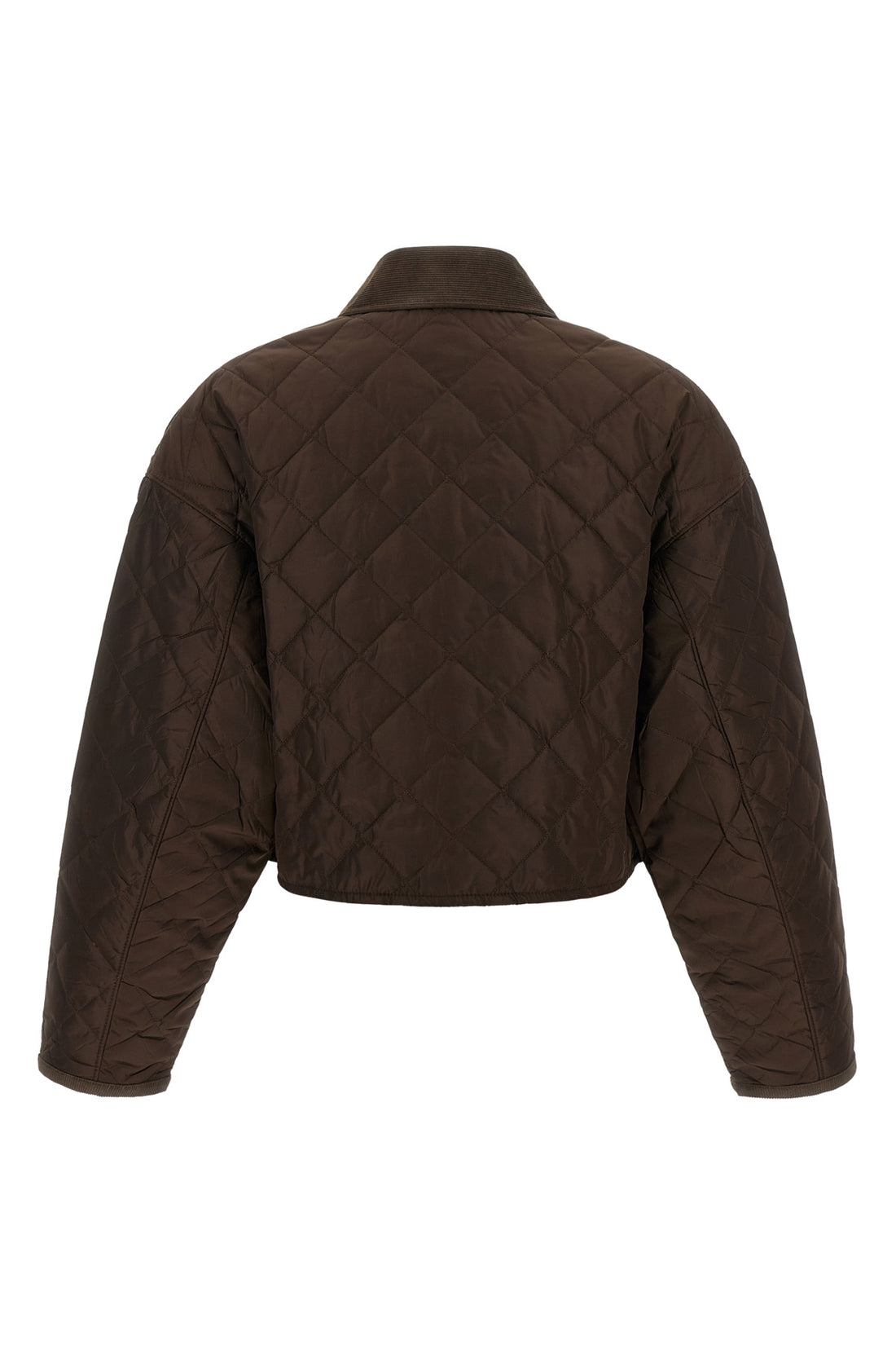 PRADA 38 prada cropped blouson defines a new functional aesthetic through compact volumes