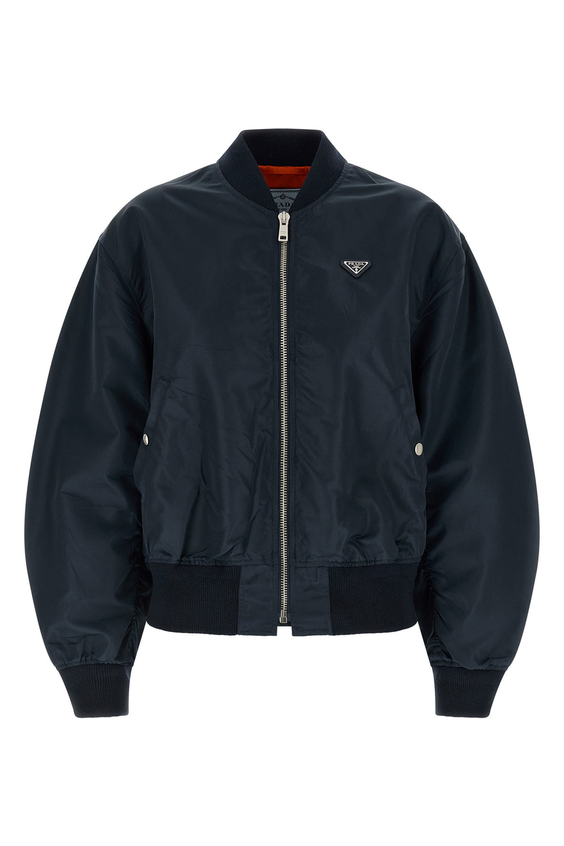 PRADA 36 nylon twill bomber jacket