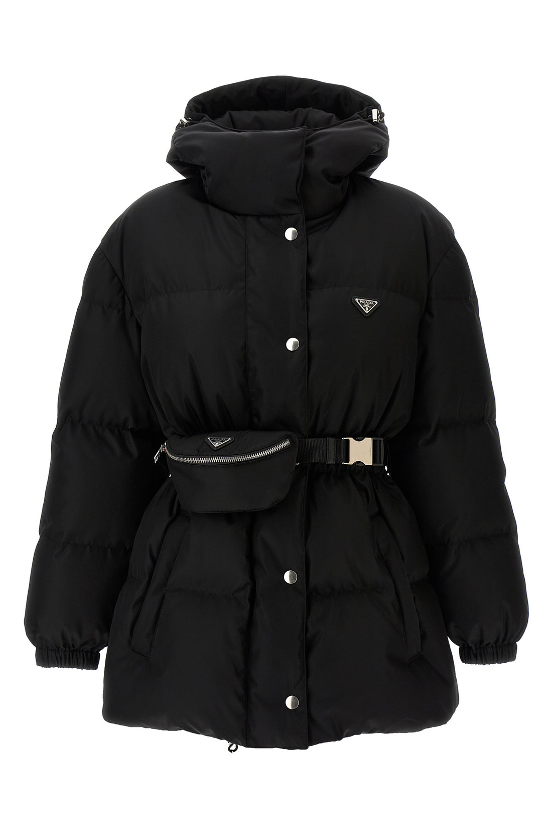 PRADA 40 quilted re-nylon down jacket