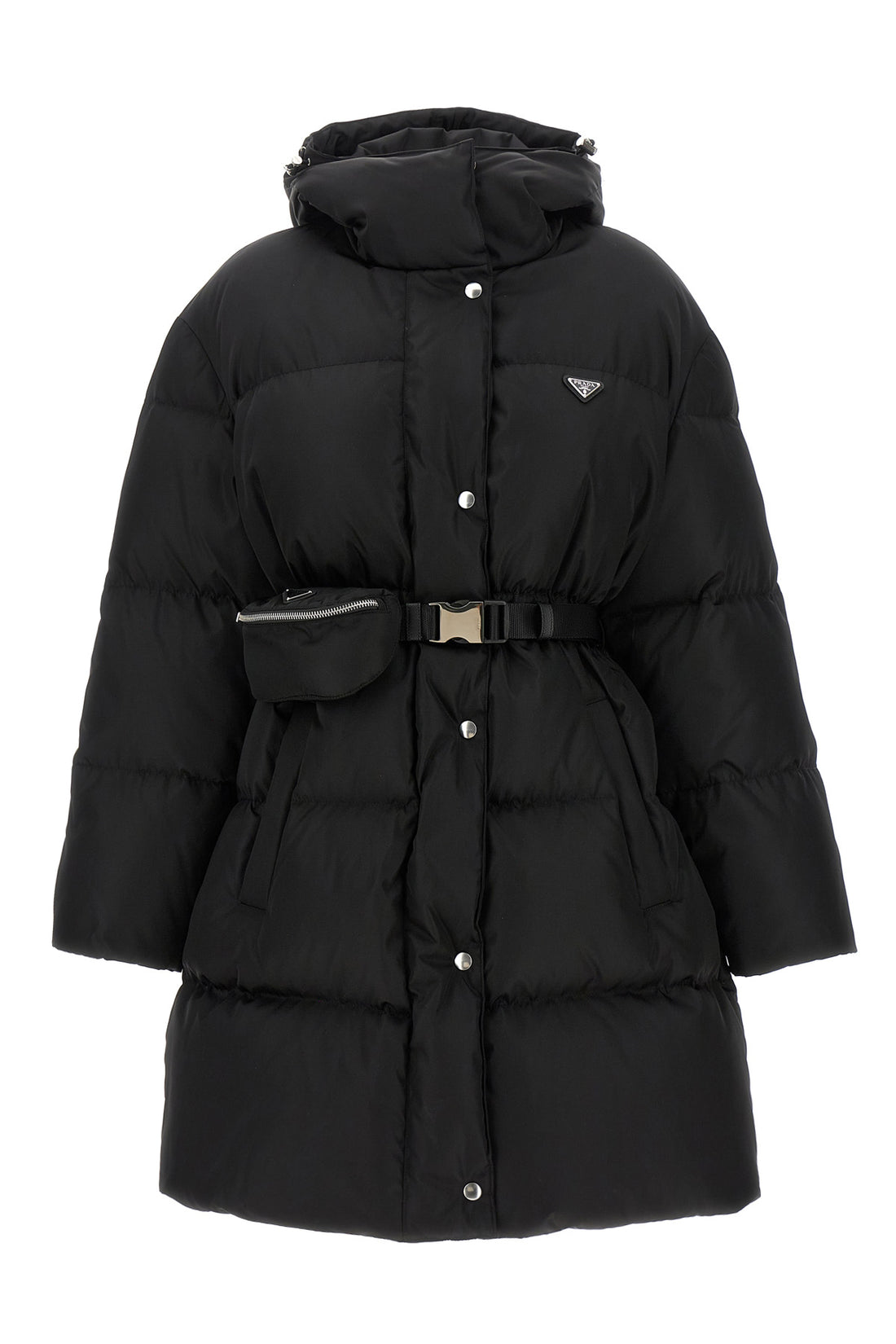 PRADA 40 the prada re-nylon down jacket combines functional aesthetics