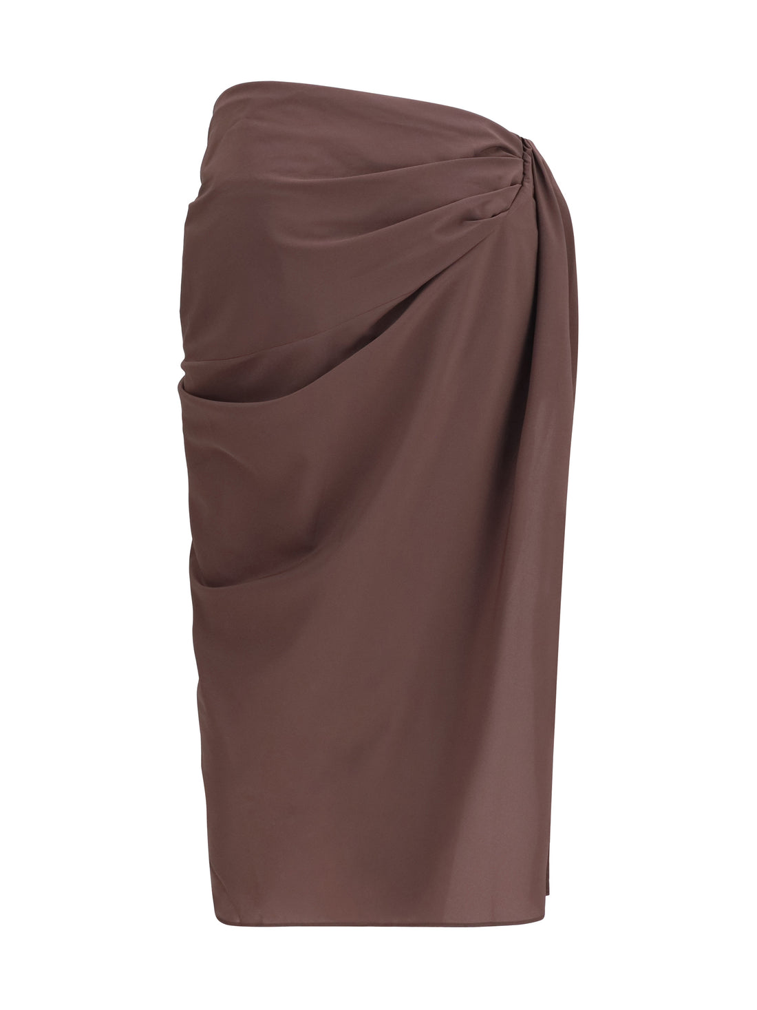 JACQUEMUS 36 pareo skirt in stretch muslin
