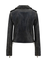 GOLDEN GOOSE 40 leather jacket