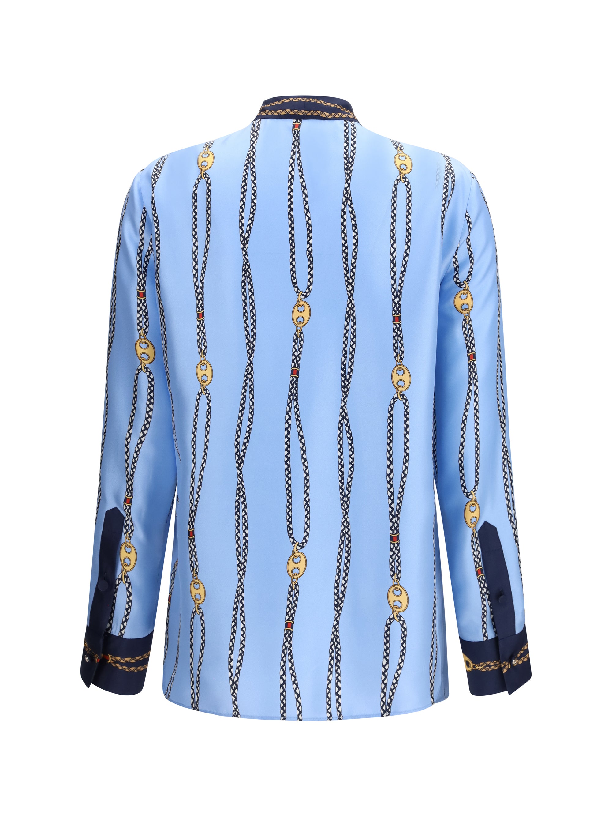 silk printed shirt