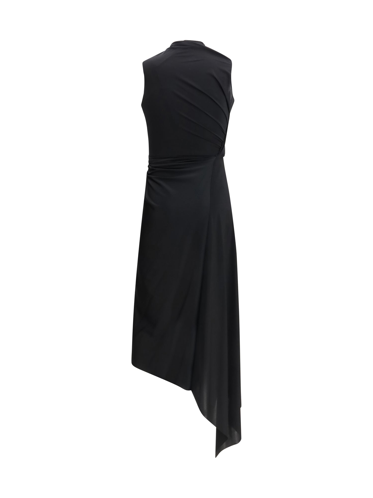 BALENCIAGA 36 draped midi dress