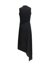 BALENCIAGA 36 draped midi dress