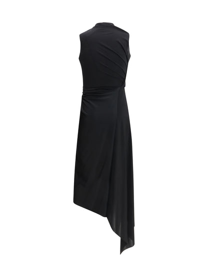 BALENCIAGA 36 draped midi dress