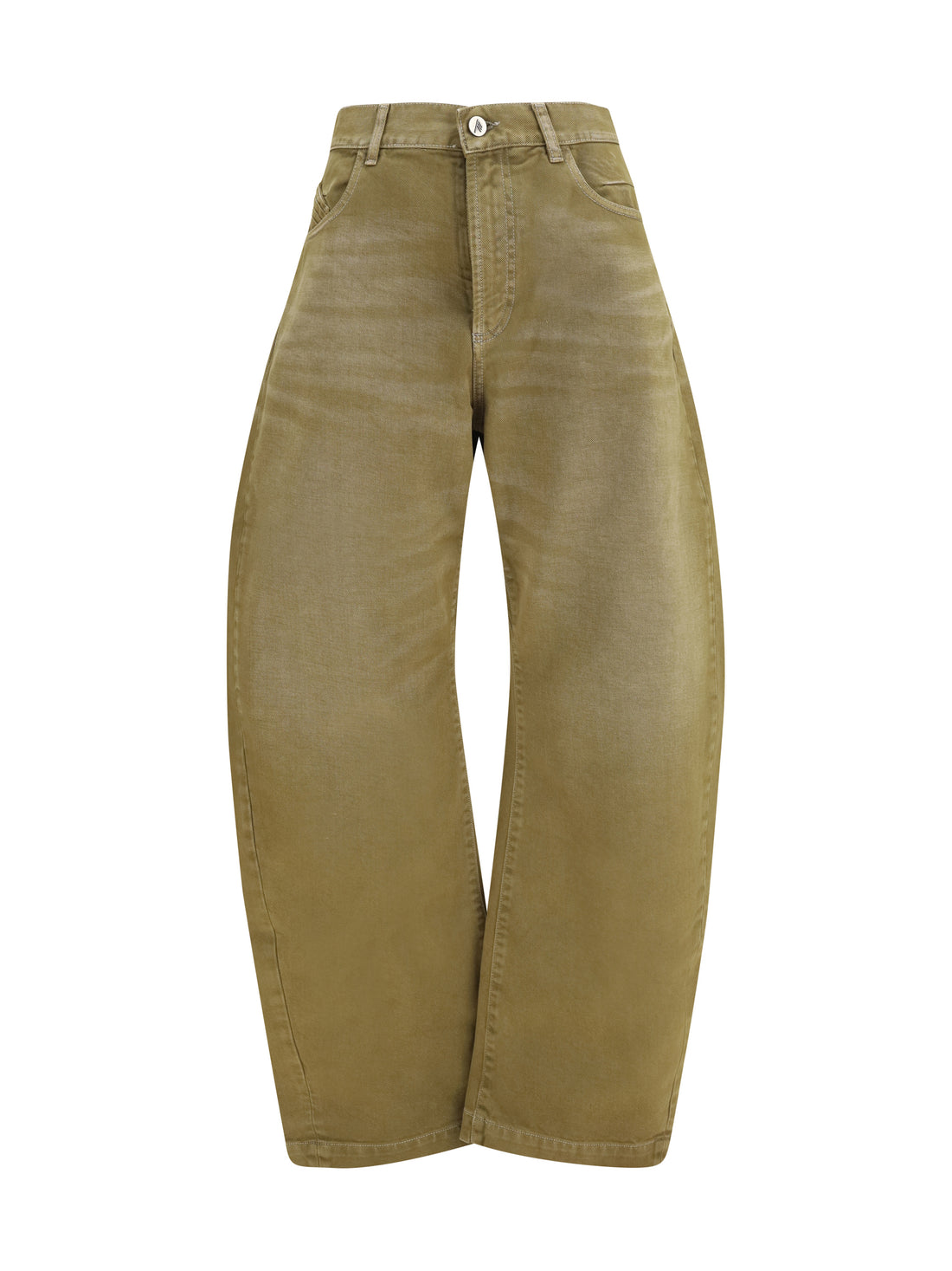 THE ATTICO 25 wide-leg jeans with back belt