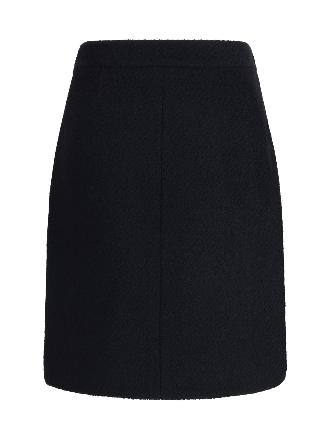 CHLOÉ 38 bouclé wool midi skirt