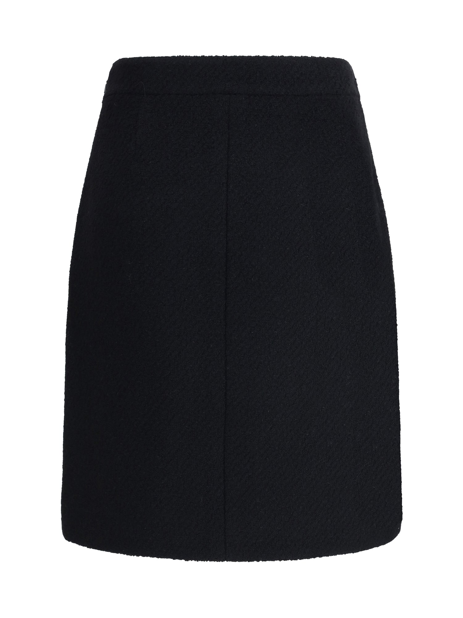 CHLOÉ 38 bouclé wool midi skirt