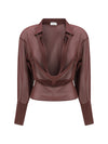 draped shirt