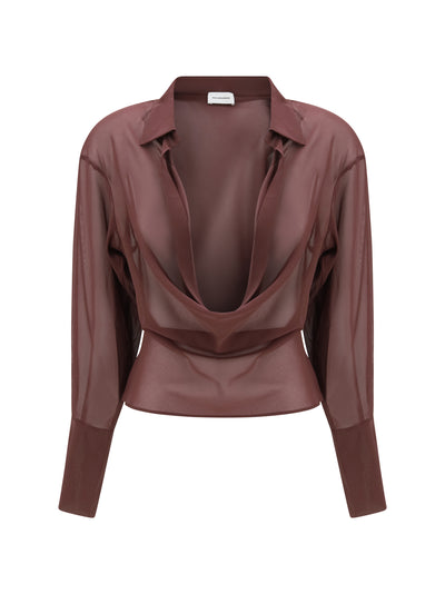 draped shirt
