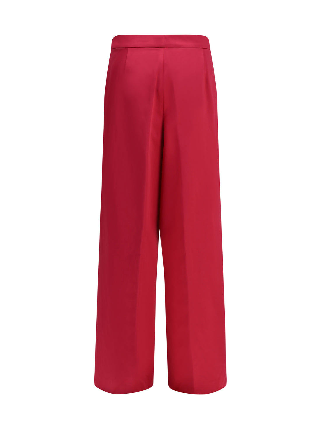 DRIES VAN NOTEN 36 wide pleated pants in washed cotton and acetate 
