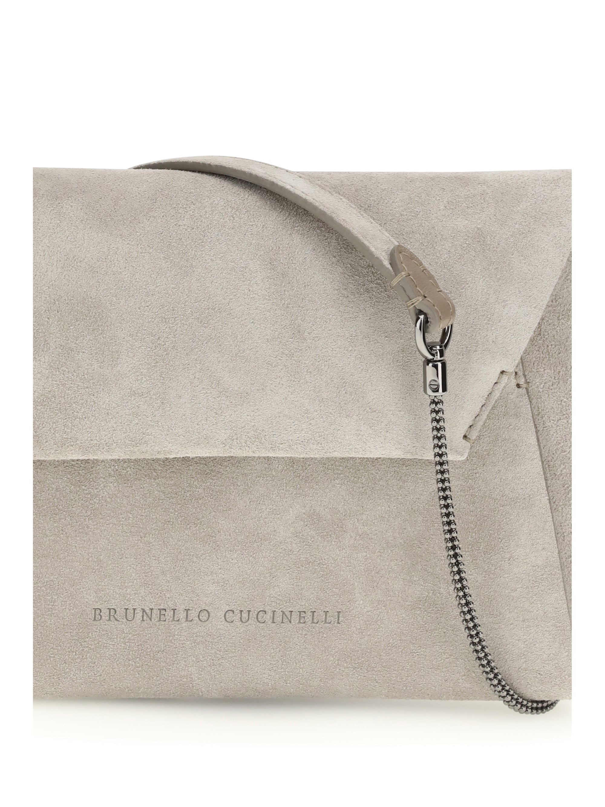 bc duo suede clutch bag