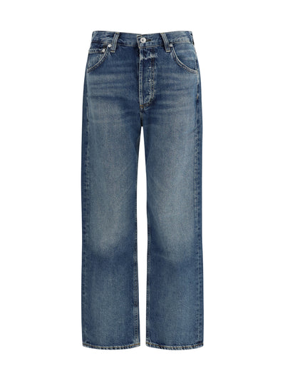 straight-leg jeans