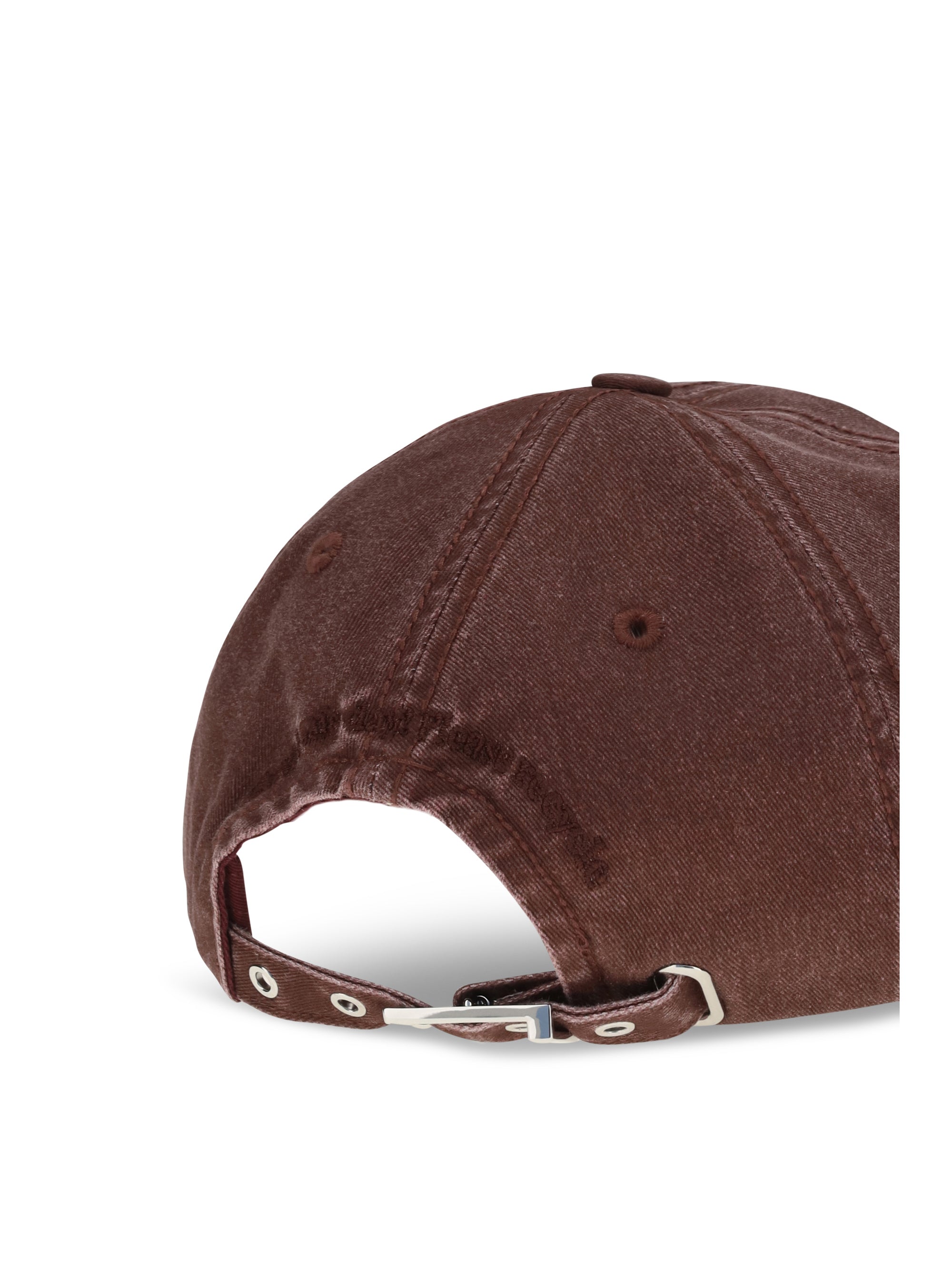 cotton baseball cap with embroidered logo
