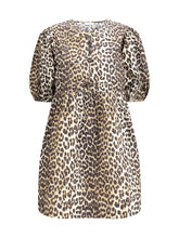 GANNI 36 leopard mini dress