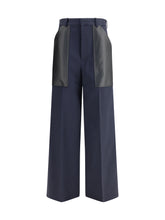 BOTTEGA VENETA 36 wool and cotton pants