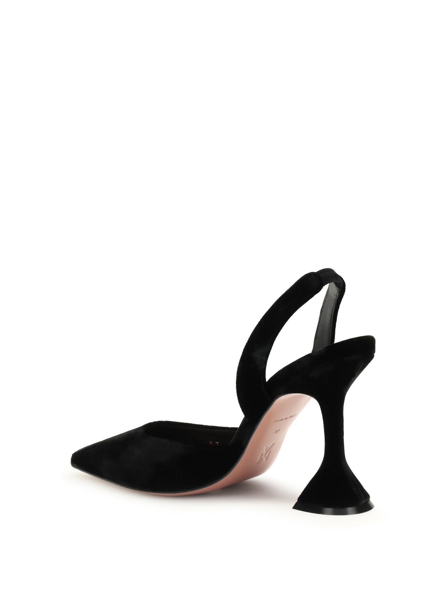 AMINA MUADDI 36 velvet slingback pumps