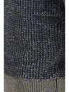 short-sleeve sequined sweater with buttons