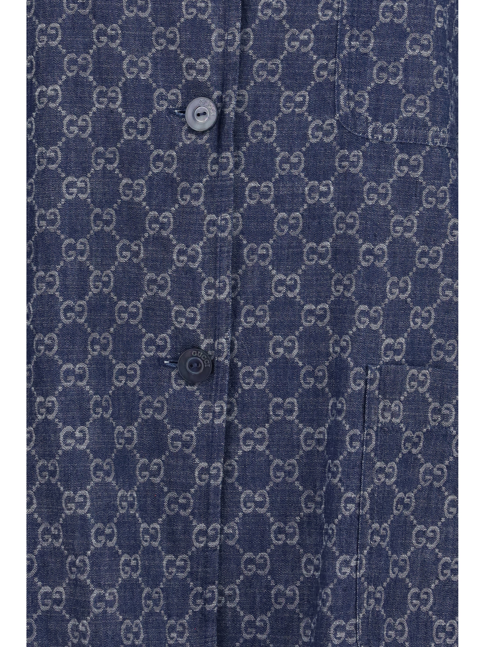gg jacquard cotton jacket