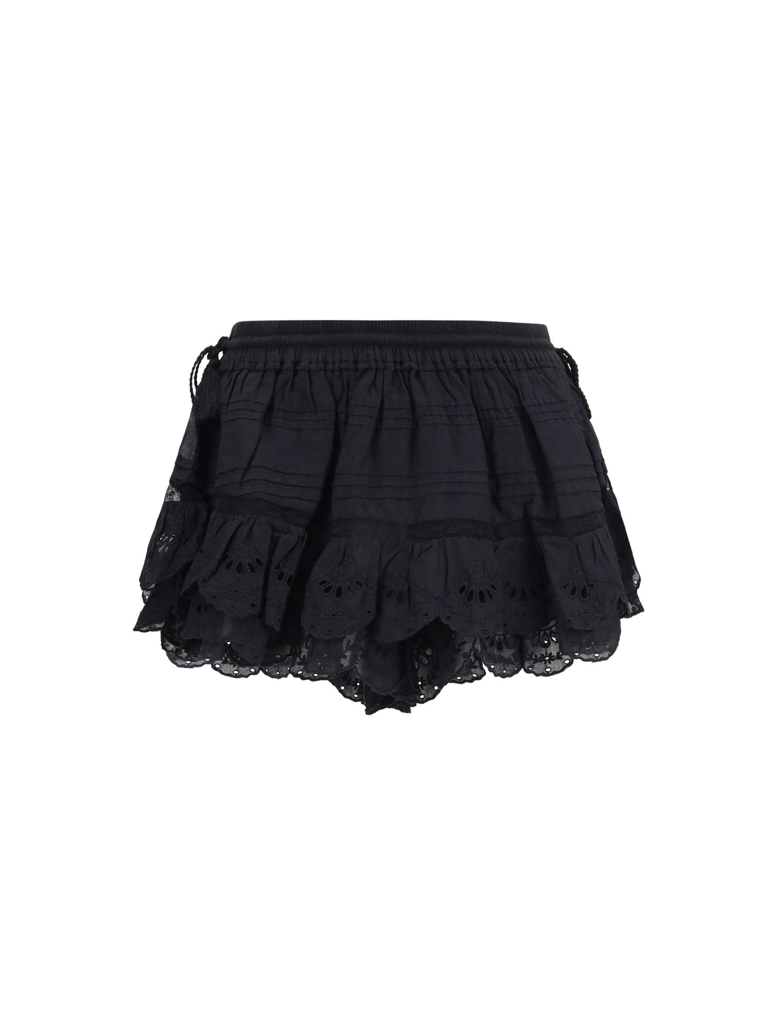 MARANT ETOILE 36 puria shorts with ruffles