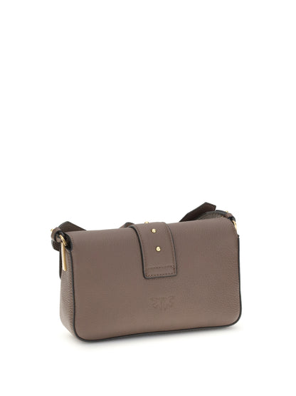 PINKO OS love leather shoulder bag