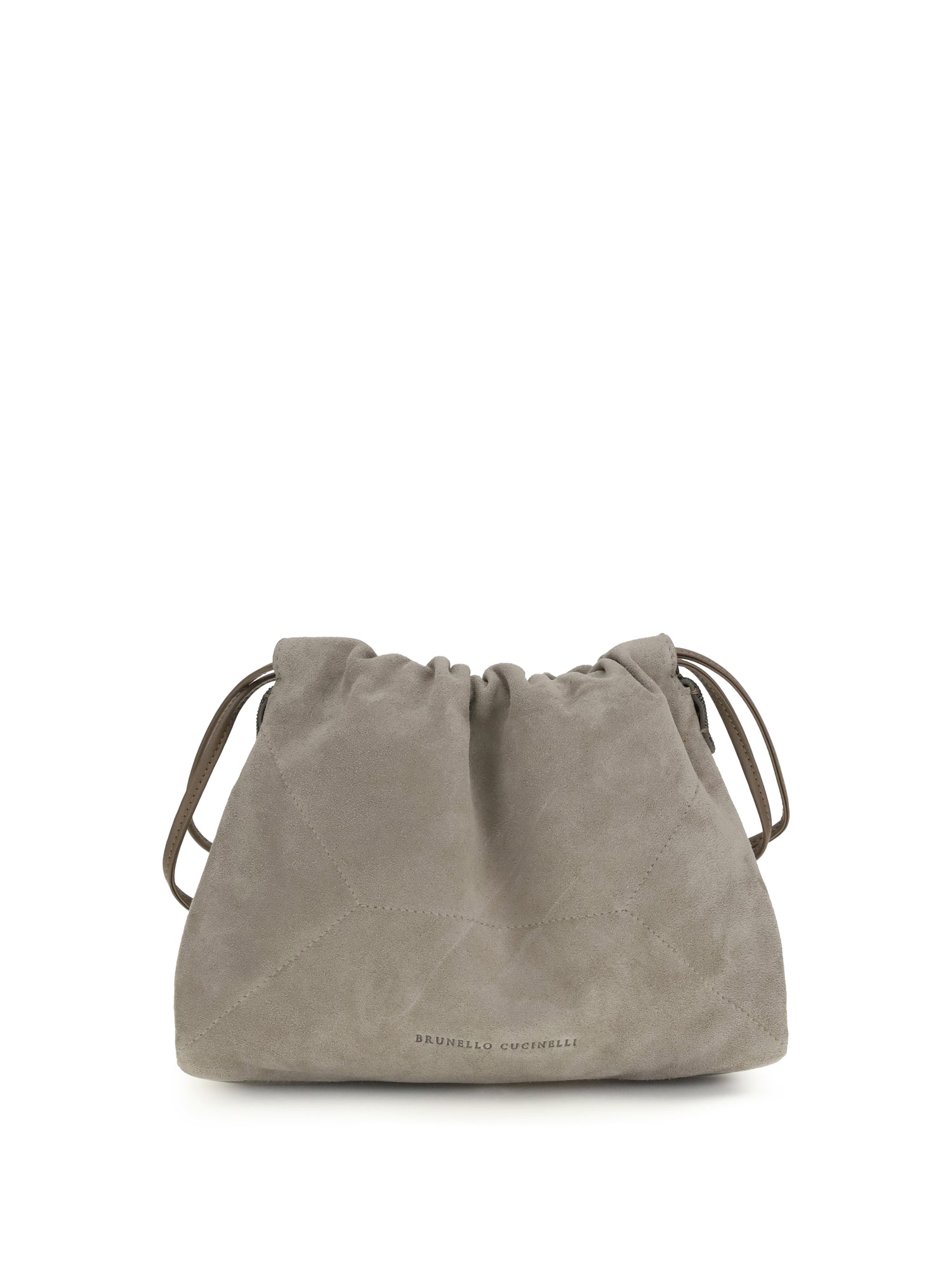 BRUNELLO CUCINELLI OS suede pouch bag 