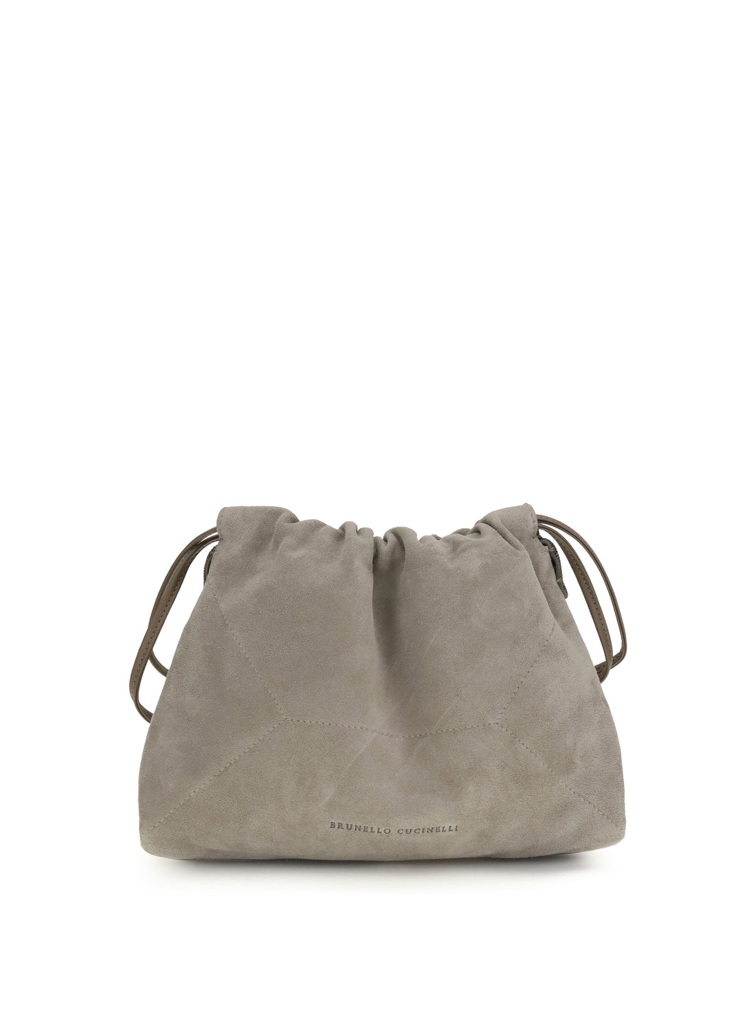 BRUNELLO CUCINELLI OS suede pouch