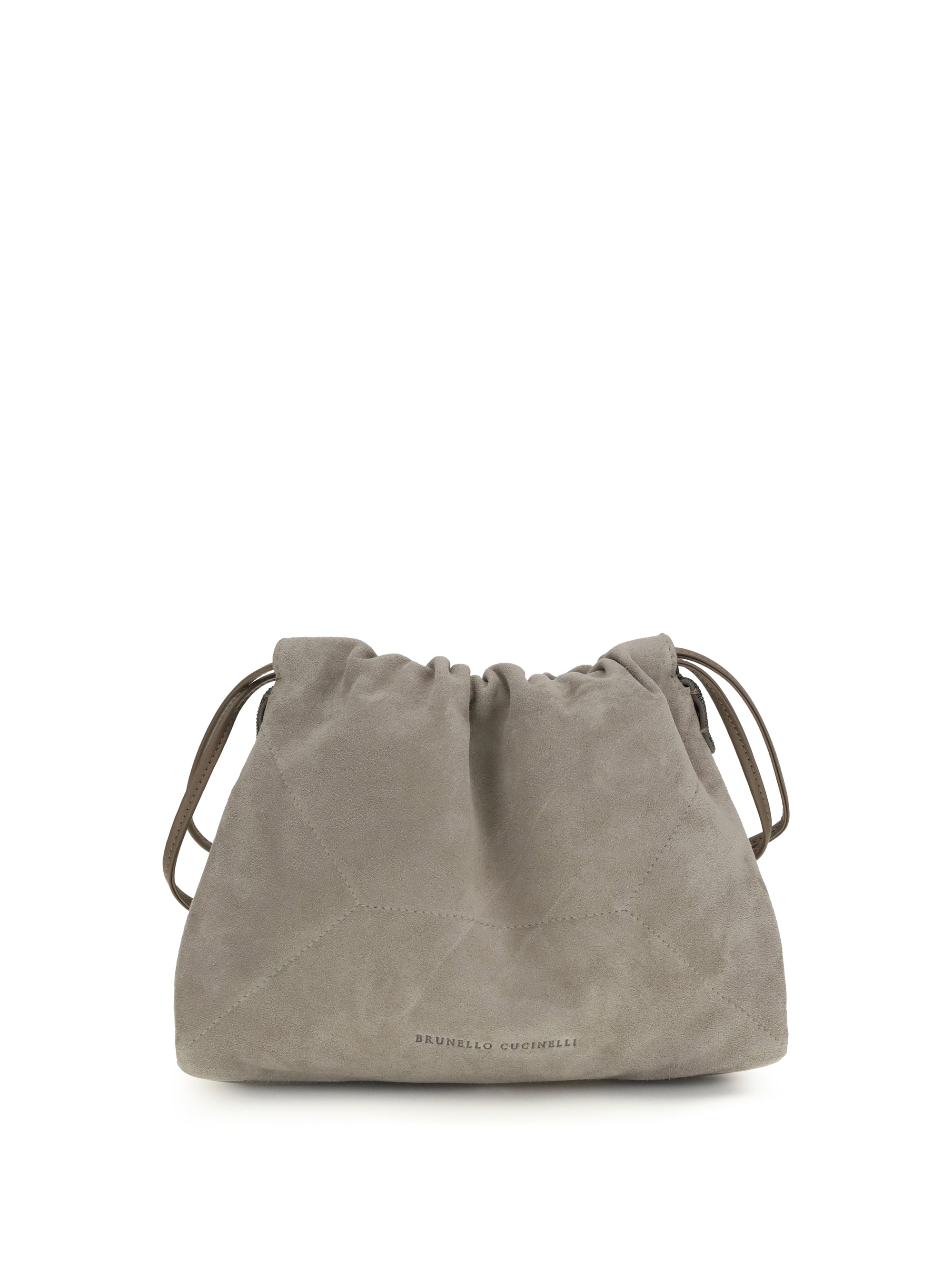 suede pouch bag