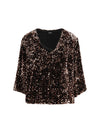 sequined blouse
