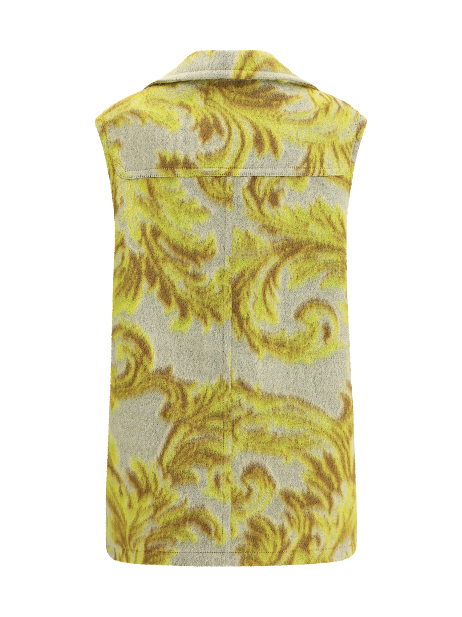 ETRO 40 jacquard wool-blend vest