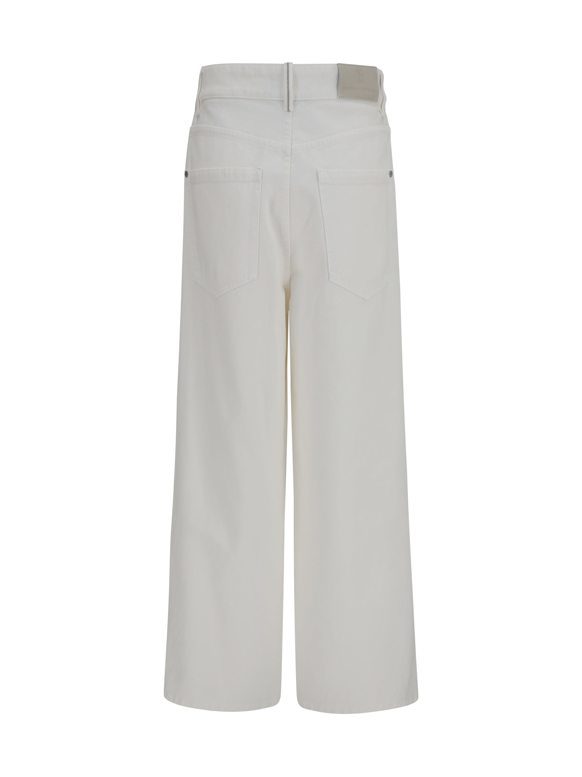 high-rise palazzo jeans